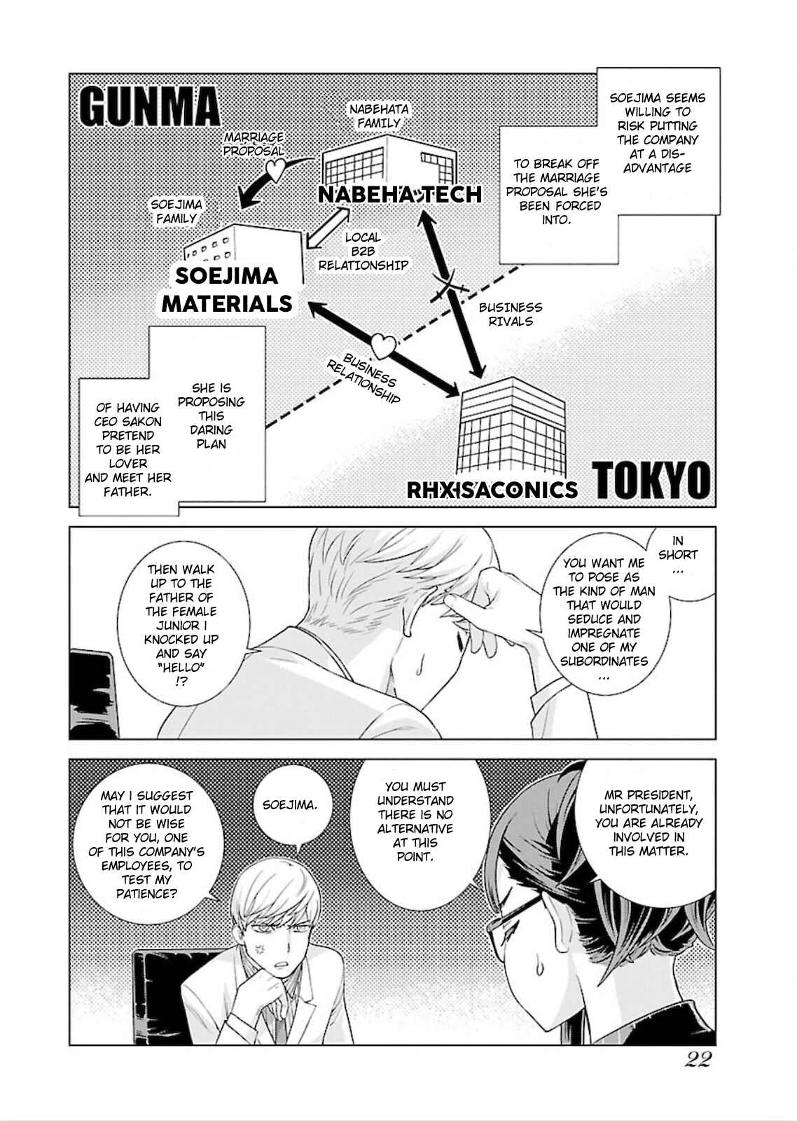 Page 4 Chapter 2 Shachou, Koibito no Furi wo shite Watashi no Chichi ni Atte kudasai