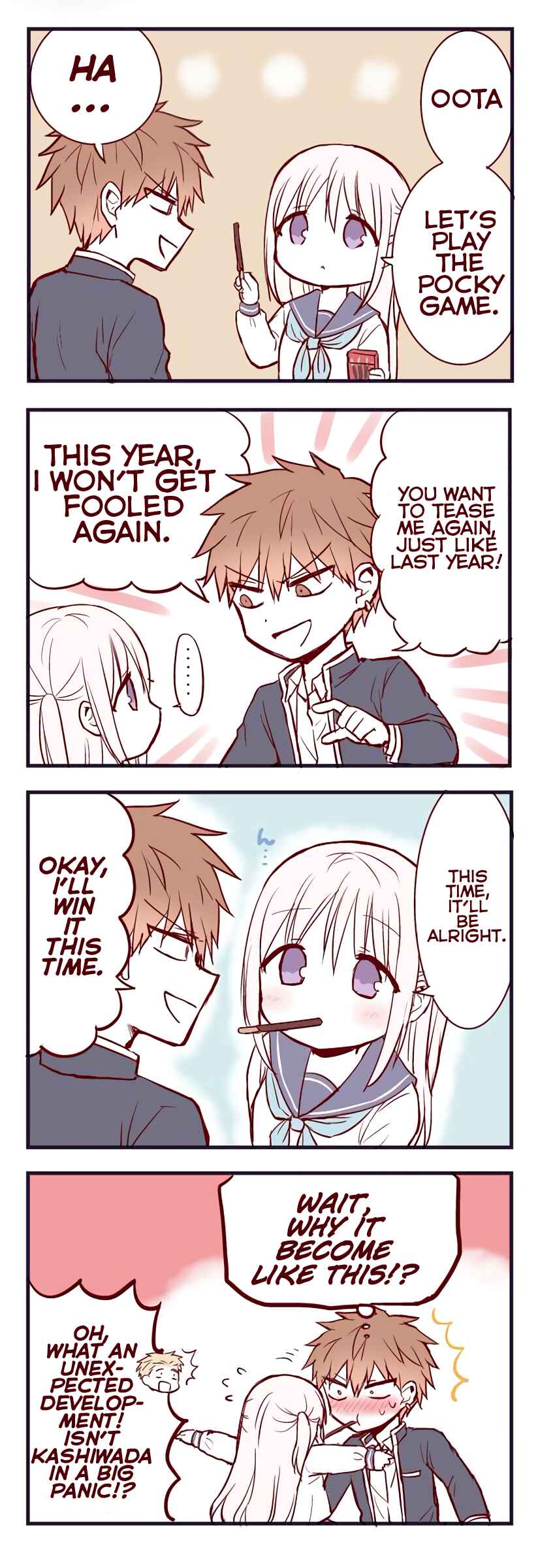 Page 2 Chapter Unknown_c3d0 Kao ni Denai Kashiwada-san to Kao ni Deru Oota-kun - Pocky Day