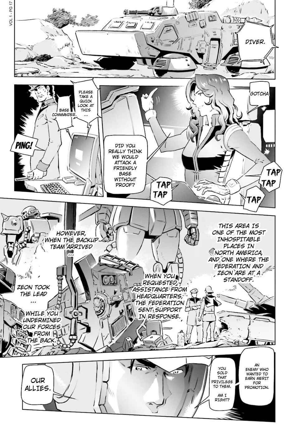 Page 8 Chapter 1 Mobile Suit Gundam Side Story - Missing Link