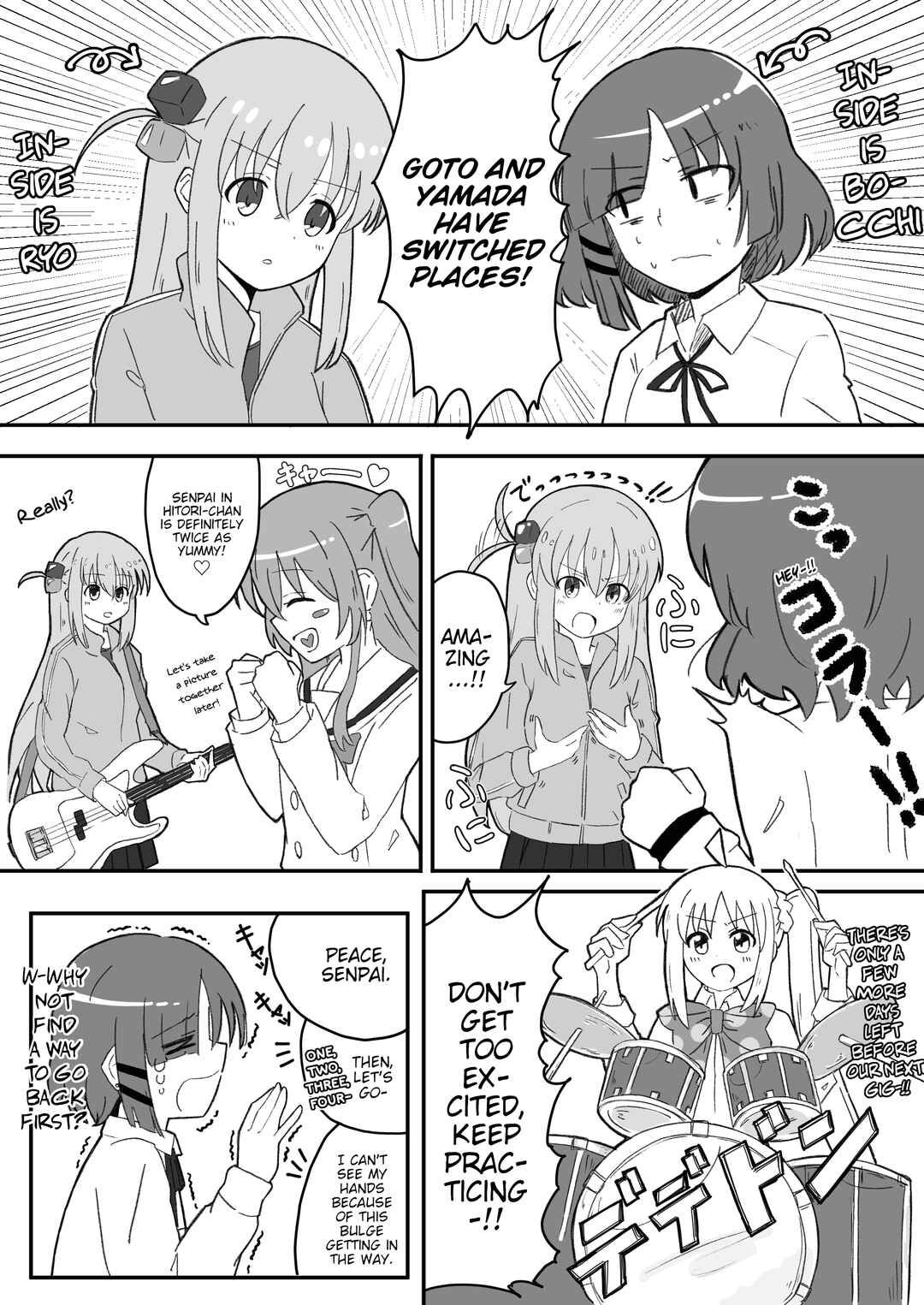 Page 1 Chapter Unknown_9c46 Bocchi the Rock! - Weve been switchedー!? (Doujinshi)