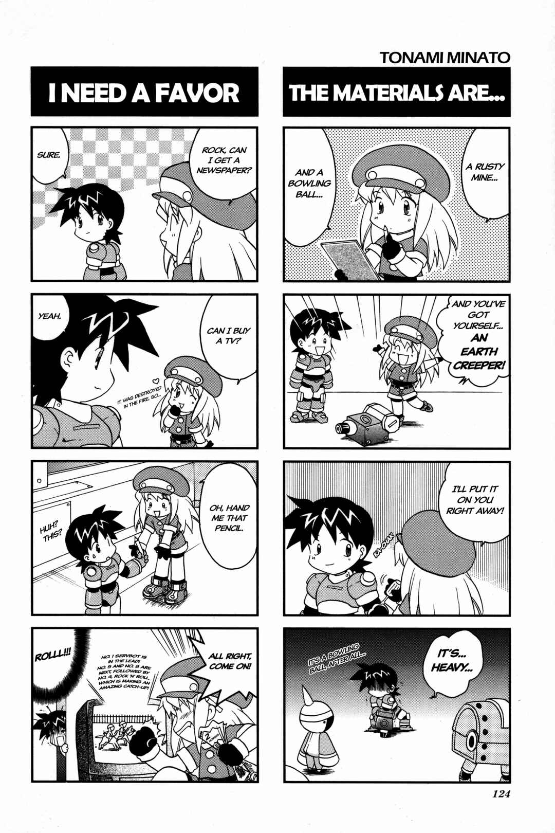 Page 3 Chapter 19 Mega Man Legends 2 4Koma Gag Battle