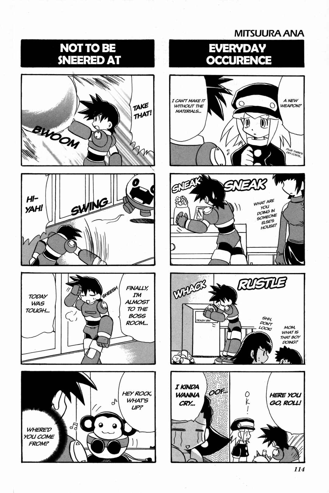 Page 5 Chapter 17 Mega Man Legends 2 4Koma Gag Battle
