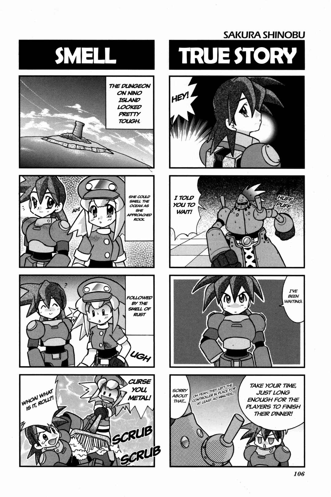 Page 3 Chapter 16 Mega Man Legends 2 4Koma Gag Battle