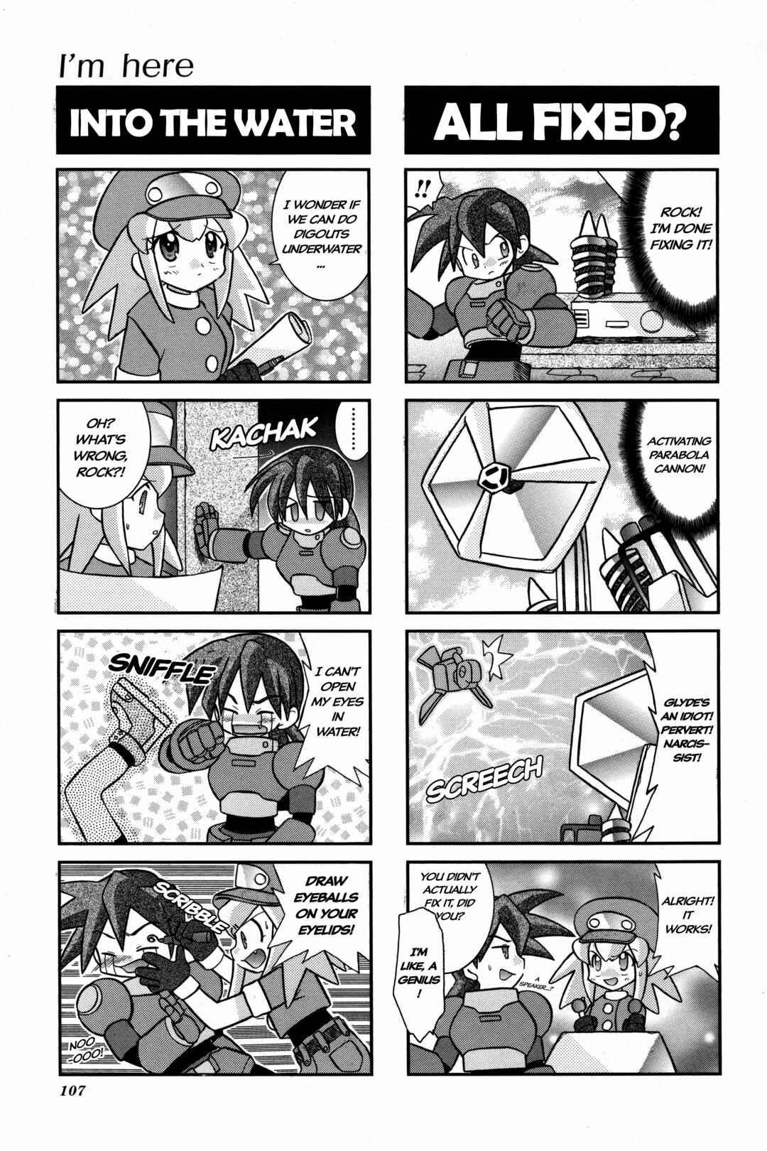 Page 4 Chapter 16 Mega Man Legends 2 4Koma Gag Battle
