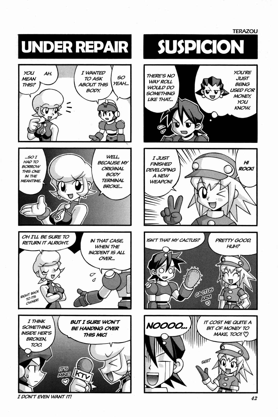 Page 5 Chapter 5 Mega Man Legends 2 4Koma Gag Battle
