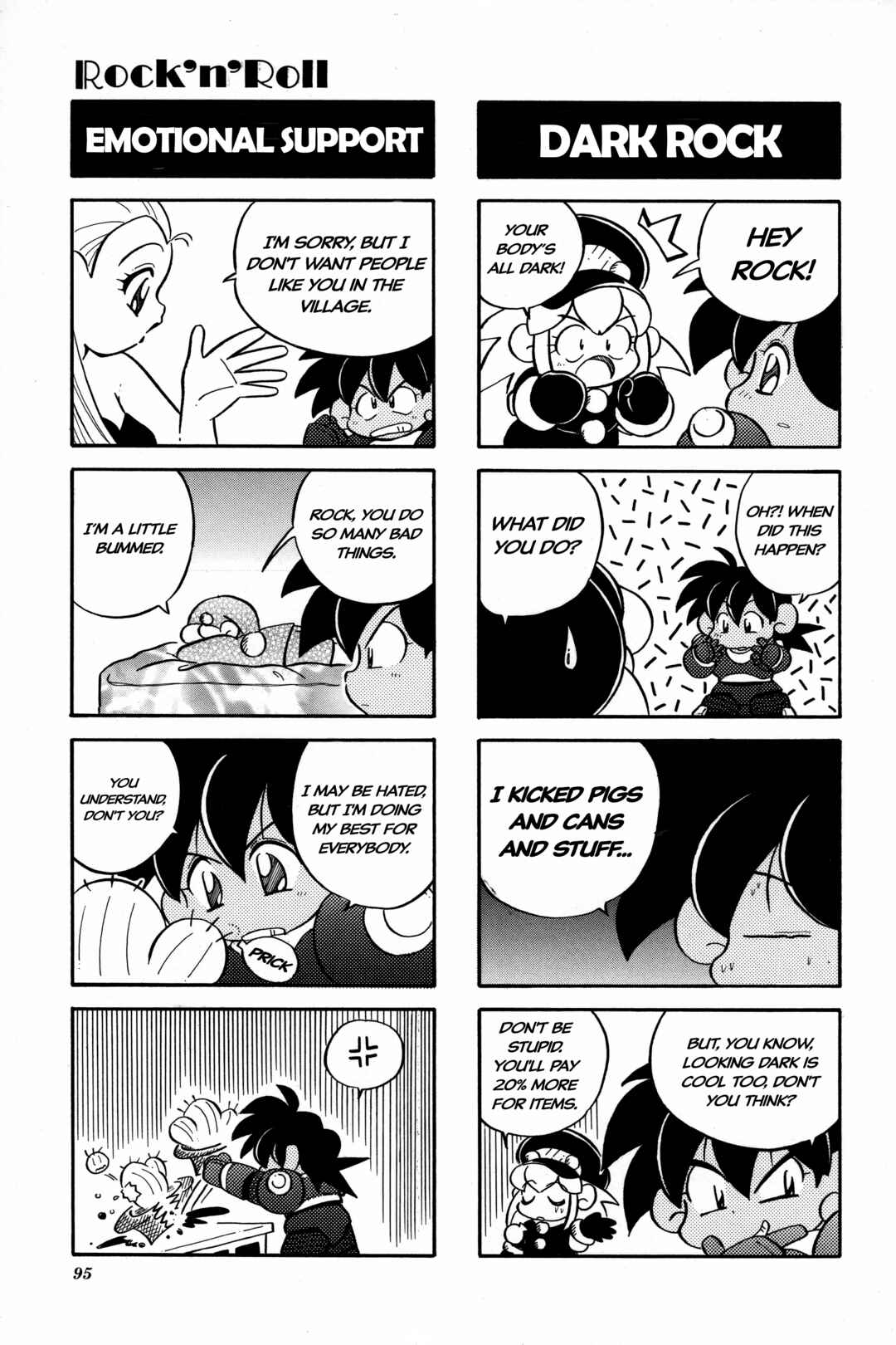 Page 4 Chapter 14 Mega Man Legends 2 4Koma Gag Battle