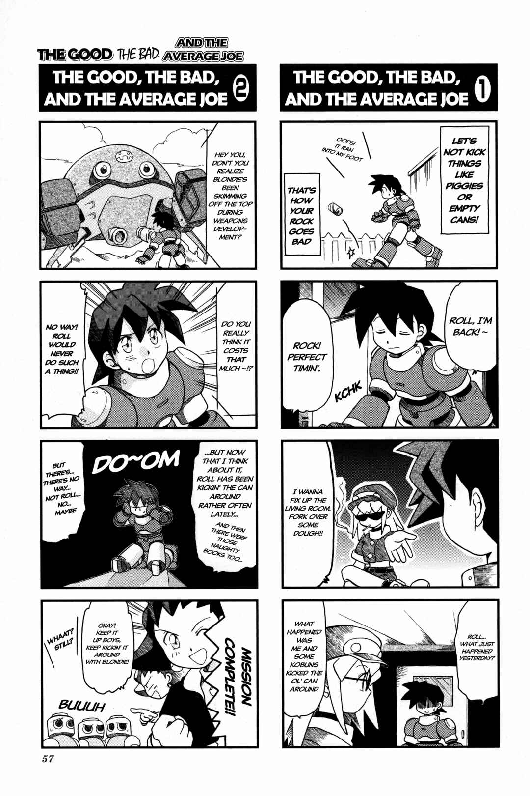 Page 2 Chapter 8 Mega Man Legends 2 4Koma Gag Battle