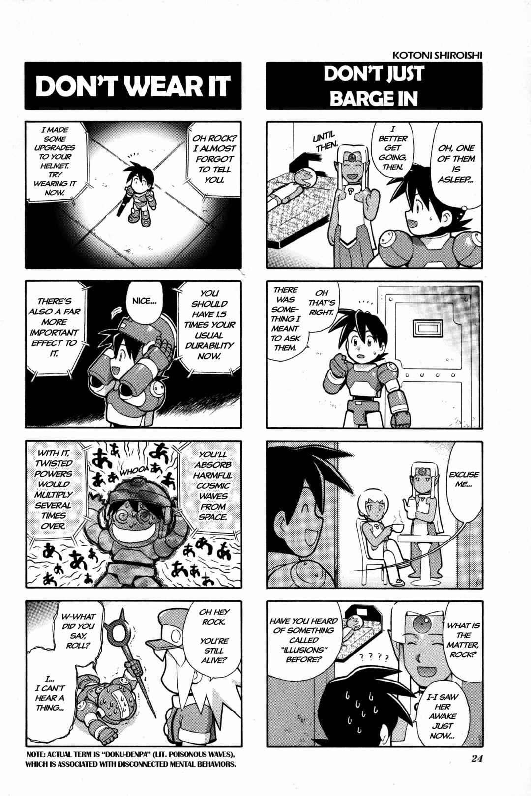 Page 6 Chapter 2 Mega Man Legends 2 4Koma Gag Battle