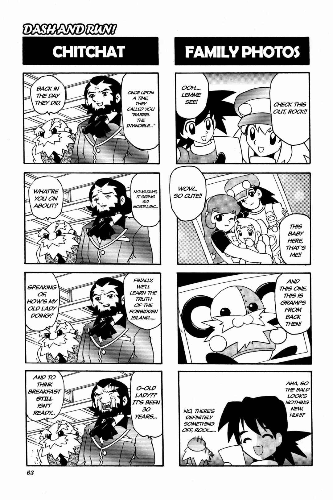 Page 2 Chapter 9 Mega Man Legends 2 4Koma Gag Battle