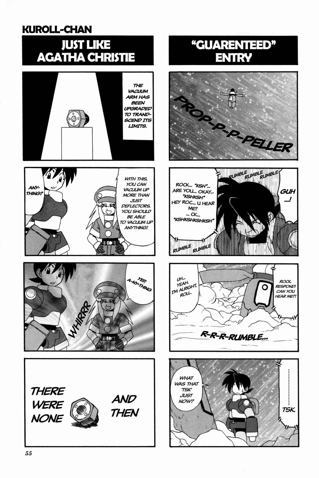 Page 6 Chapter 7 Mega Man Legends 2 4Koma Gag Battle