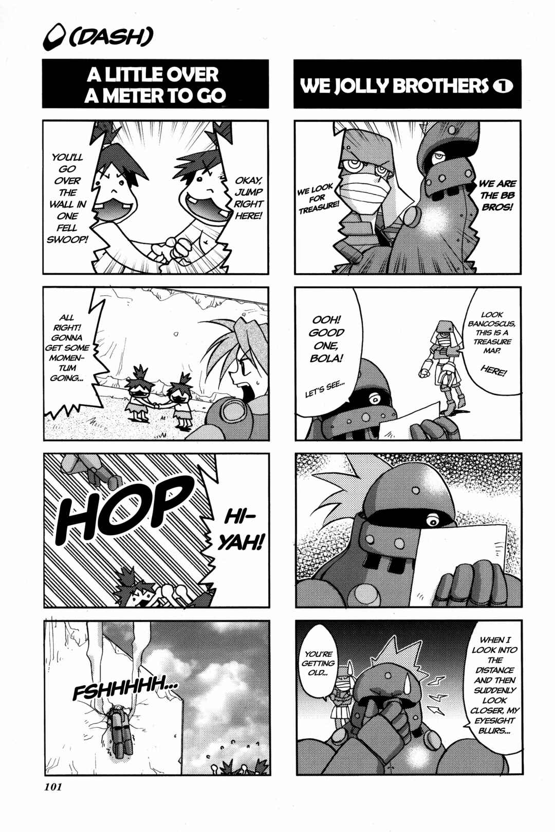 Page 4 Chapter 15 Mega Man Legends 2 4Koma Gag Battle