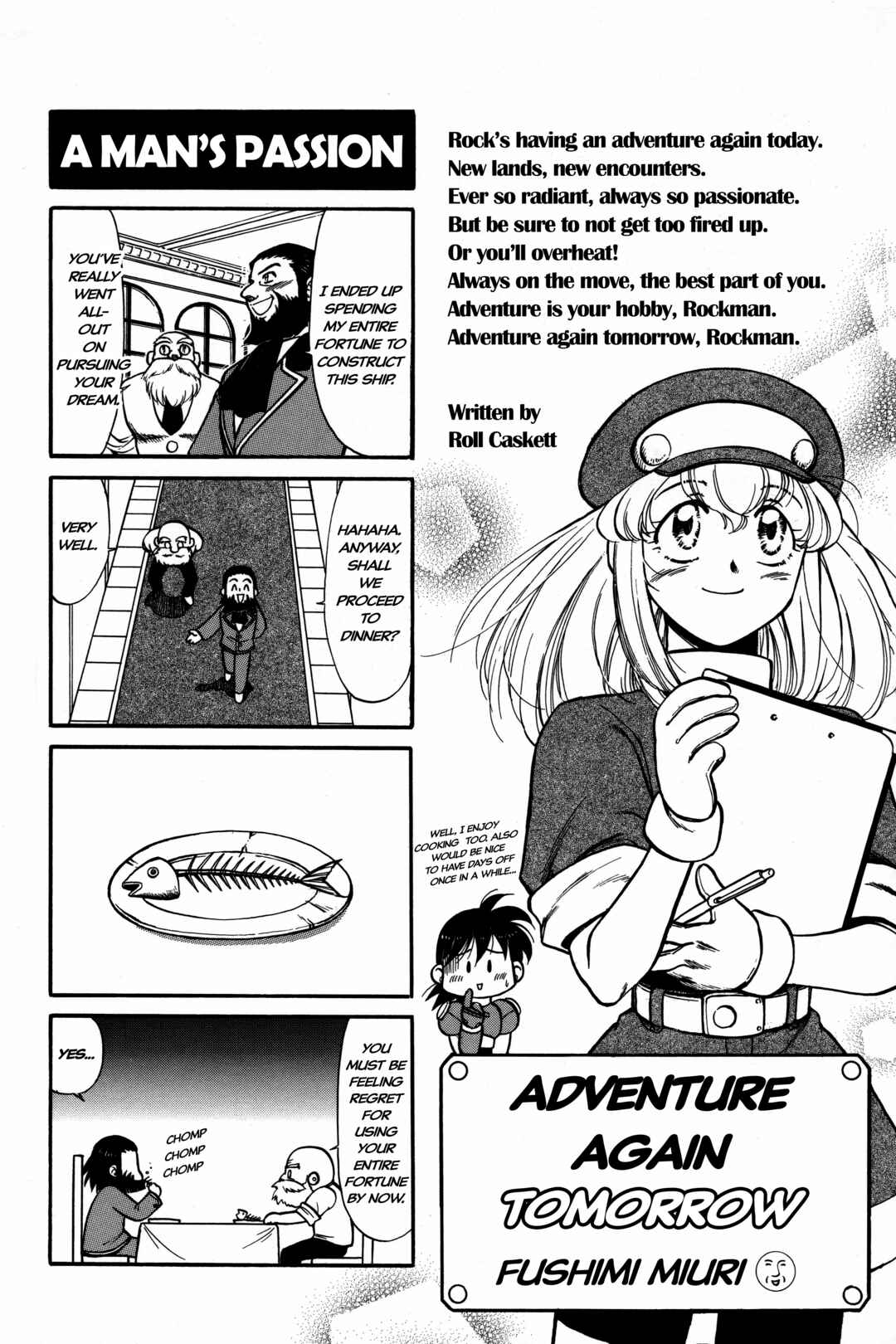 Page 1 Chapter 6 Mega Man Legends 2 4Koma Gag Battle