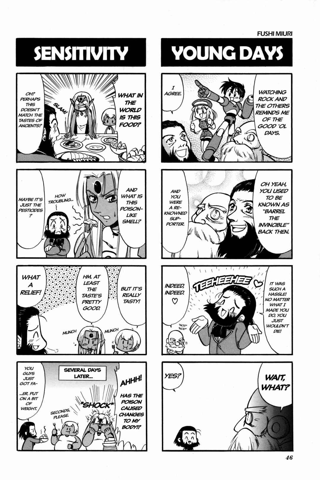 Page 3 Chapter 6 Mega Man Legends 2 4Koma Gag Battle
