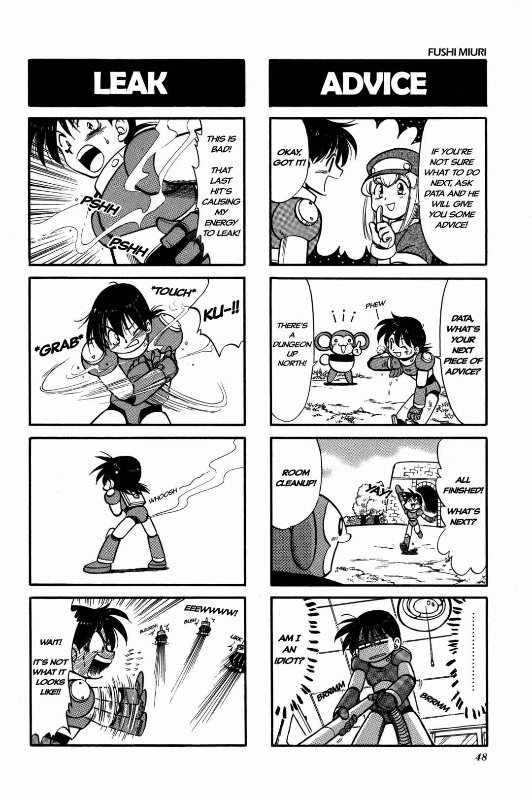 Page 5 Chapter 6 Mega Man Legends 2 4Koma Gag Battle