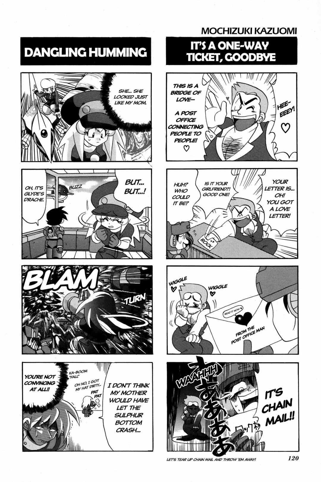 Page 5 Chapter 18 Mega Man Legends 2 4Koma Gag Battle