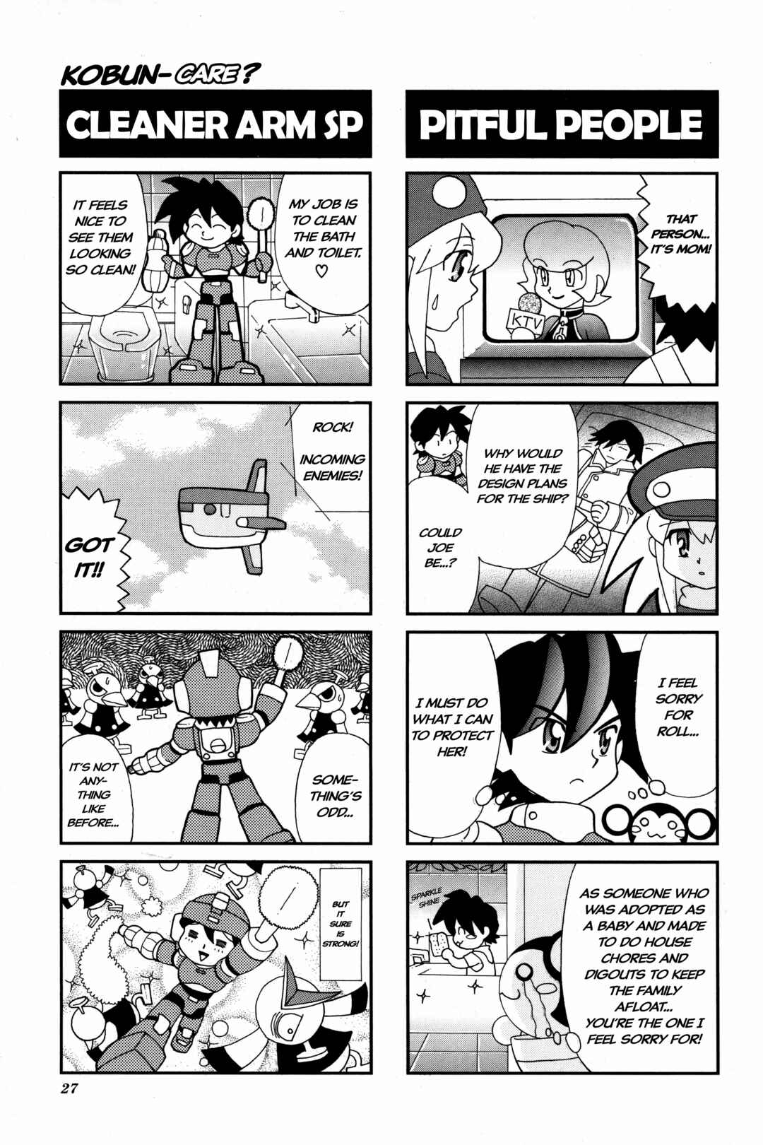 Page 2 Chapter 3 Mega Man Legends 2 4Koma Gag Battle
