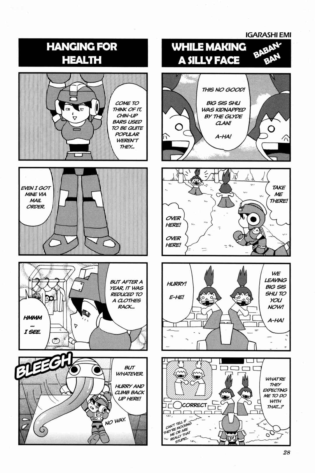 Page 3 Chapter 3 Mega Man Legends 2 4Koma Gag Battle