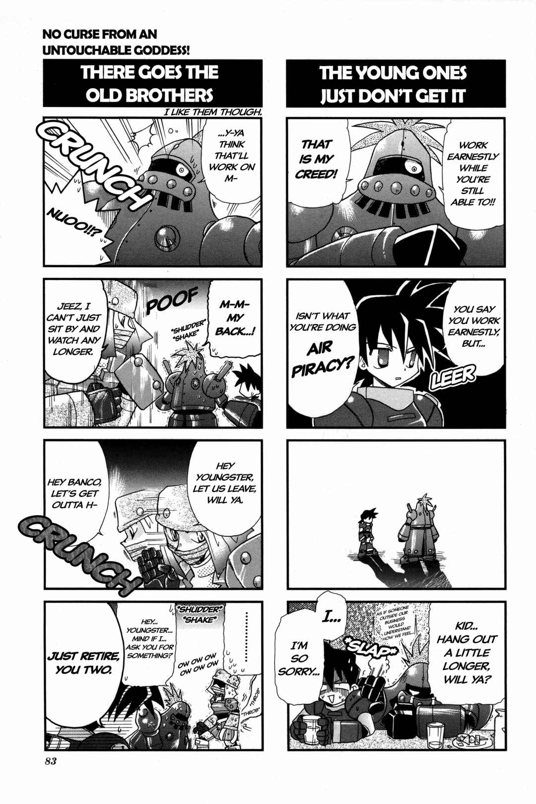 Page 4 Chapter 12 Mega Man Legends 2 4Koma Gag Battle
