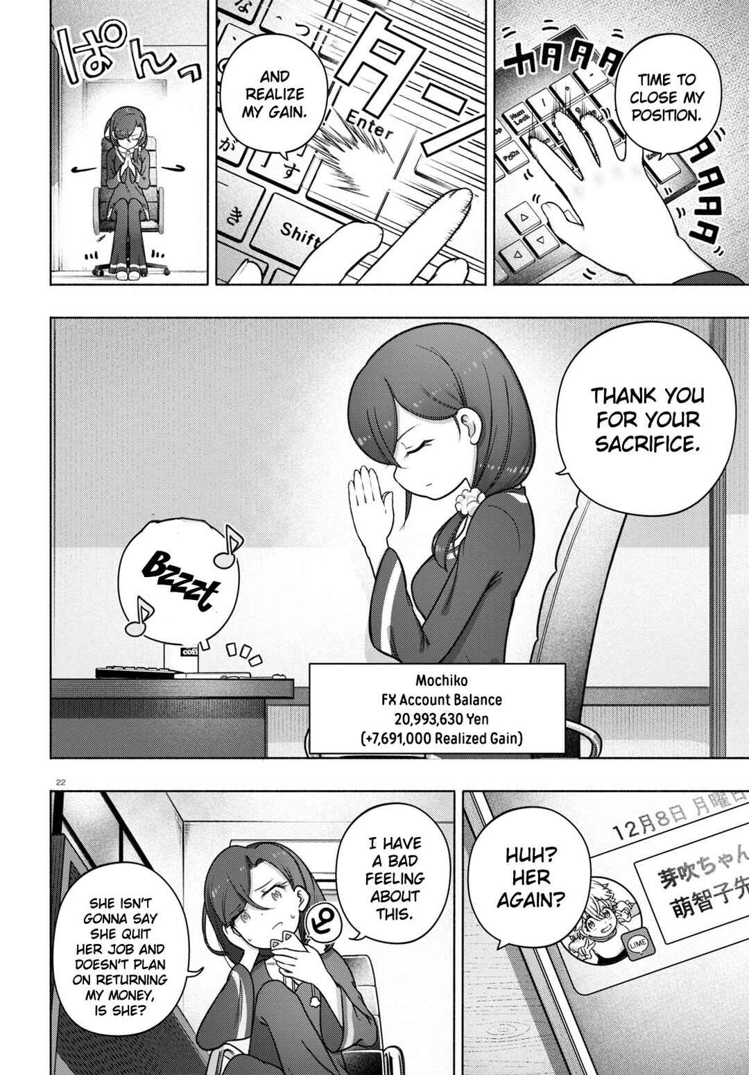 Page 22 Chapter 27 FX Senshi Kurumi-chan