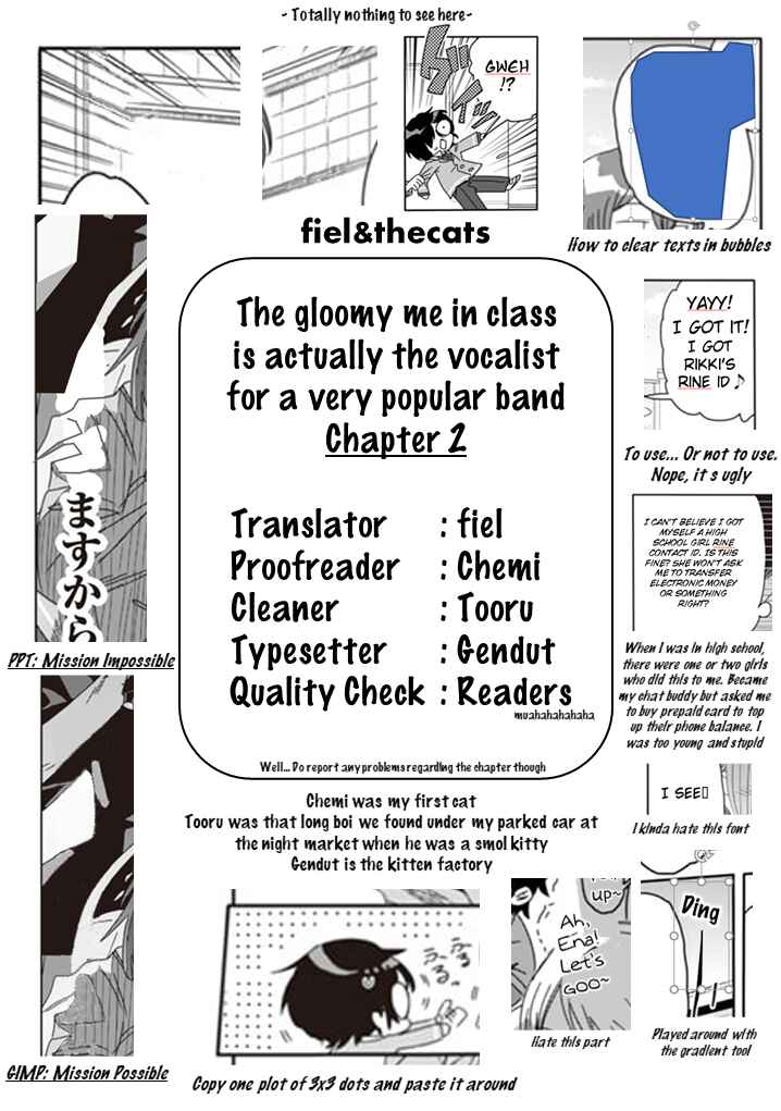 Page 18 Chapter 2 Class de In-cha no Ore ga Jitsu wa Daininki Band no Vocal na Ken