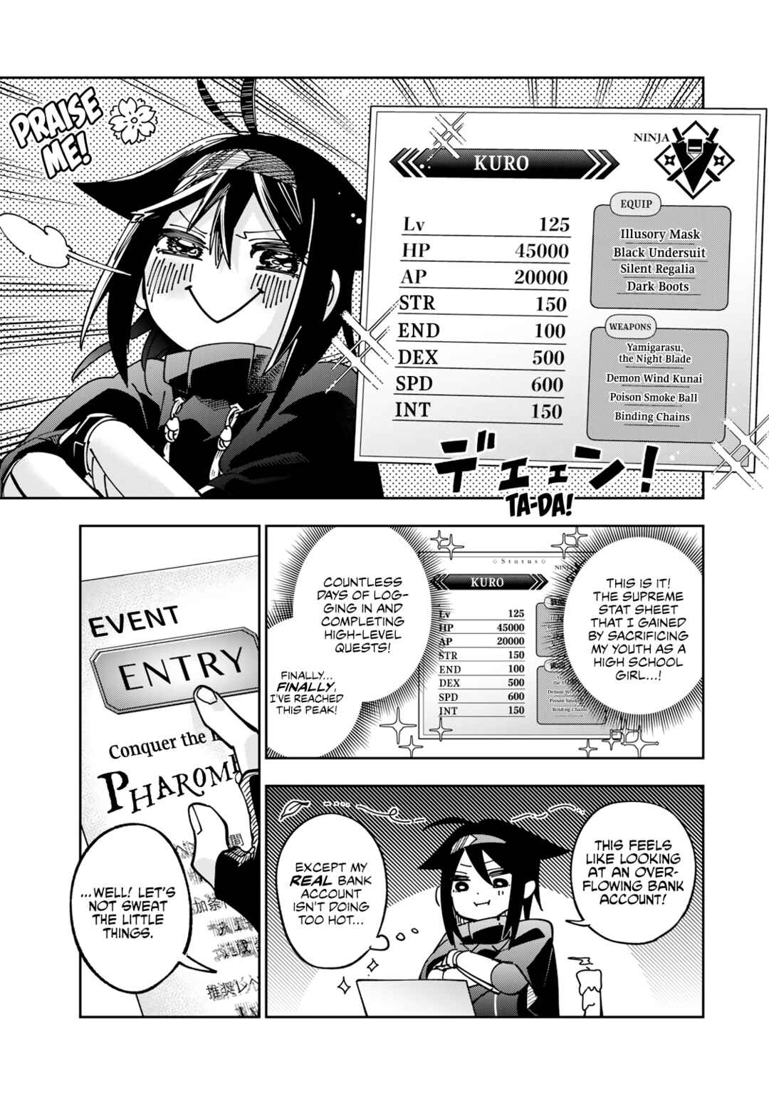 Page 11 Chapter 2 Shadow Assassins World ~Kage wa Usui kedo, Saikyou Ninja Yattemasu~