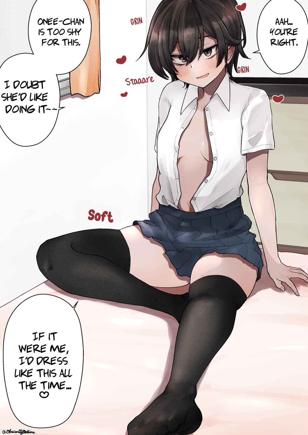 Page 1 Chapter 4 Please Strike a Pose That Will Almost Allow Me to See It!
