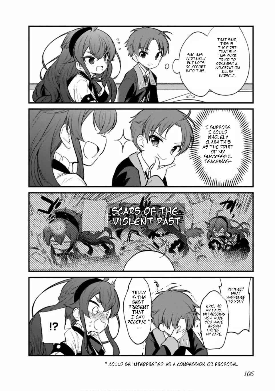 Page 14 Chapter 13 Mushoku Tensei ~4-koma ni Natte mo Honki Dasu~
