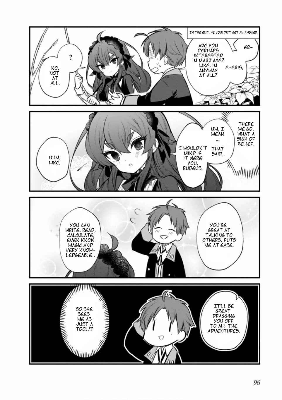 Page 4 Chapter 13 Mushoku Tensei ~4-koma ni Natte mo Honki Dasu~