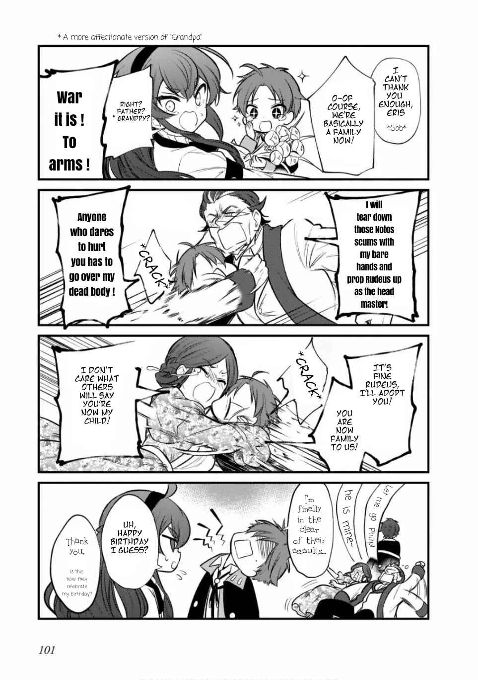 Page 9 Chapter 13 Mushoku Tensei ~4-koma ni Natte mo Honki Dasu~