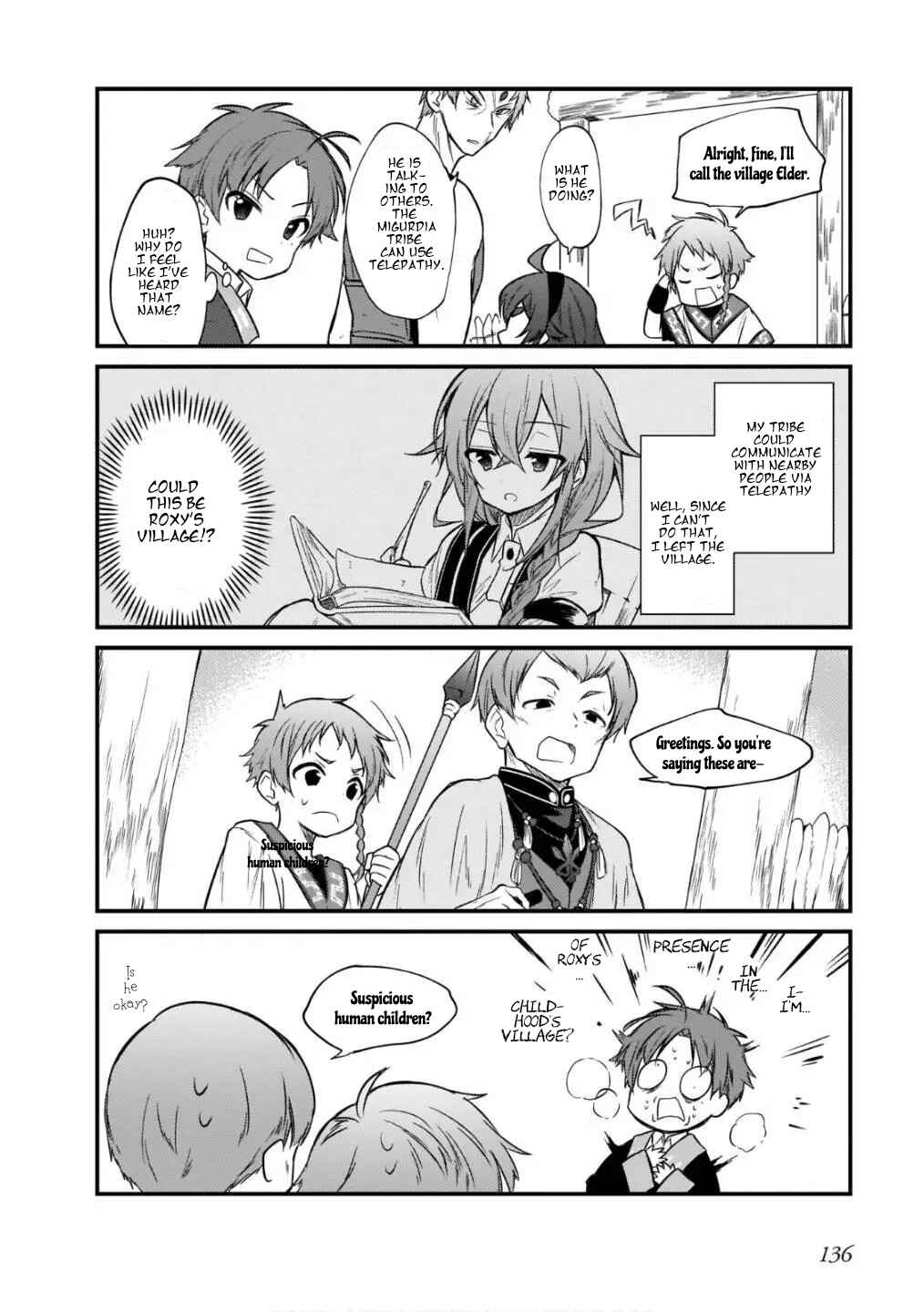 Page 8 Chapter 15 Mushoku Tensei ~4-koma ni Natte mo Honki Dasu~