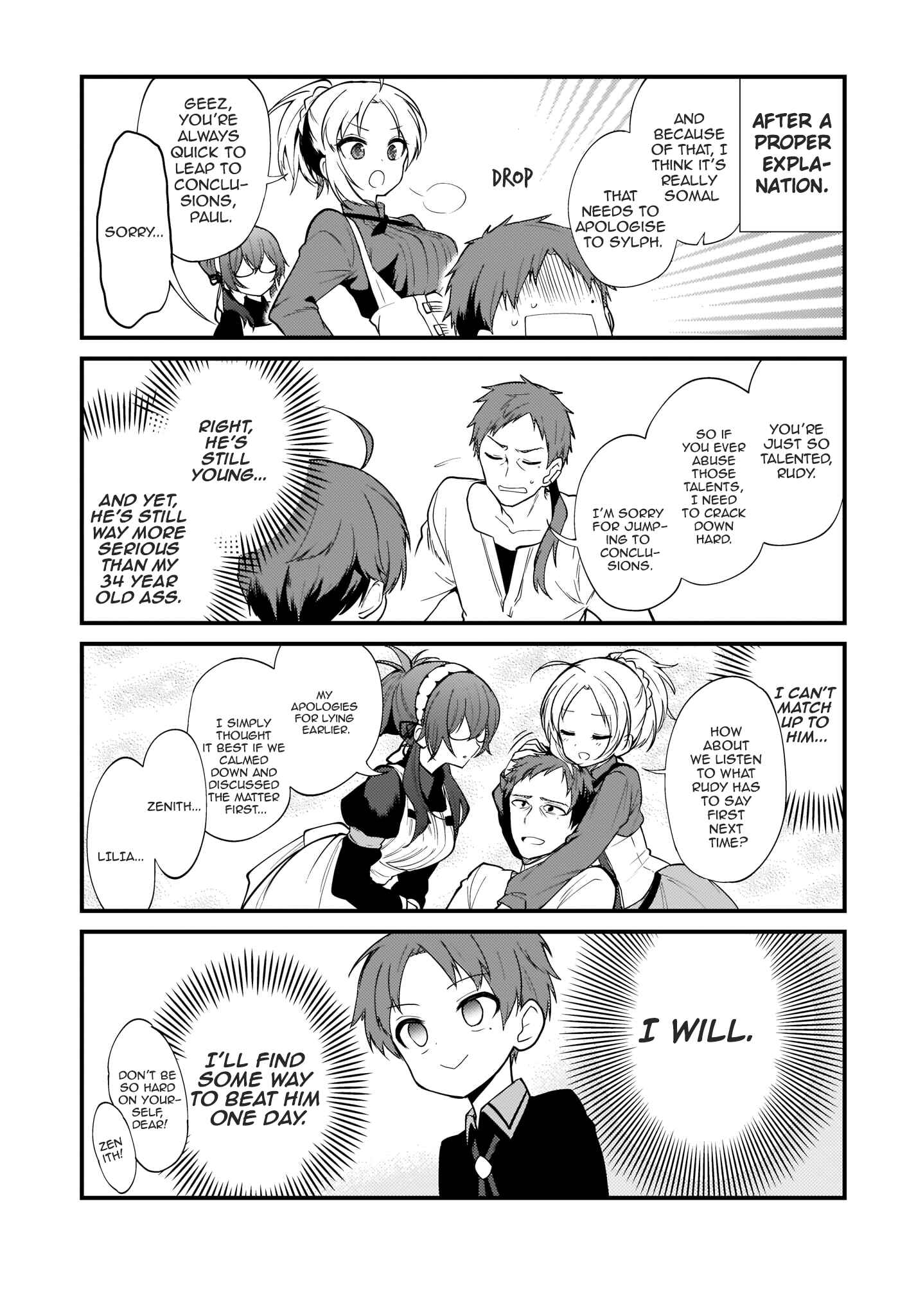 Page 11 Chapter 3 Mushoku Tensei ~4-koma ni Natte mo Honki Dasu~