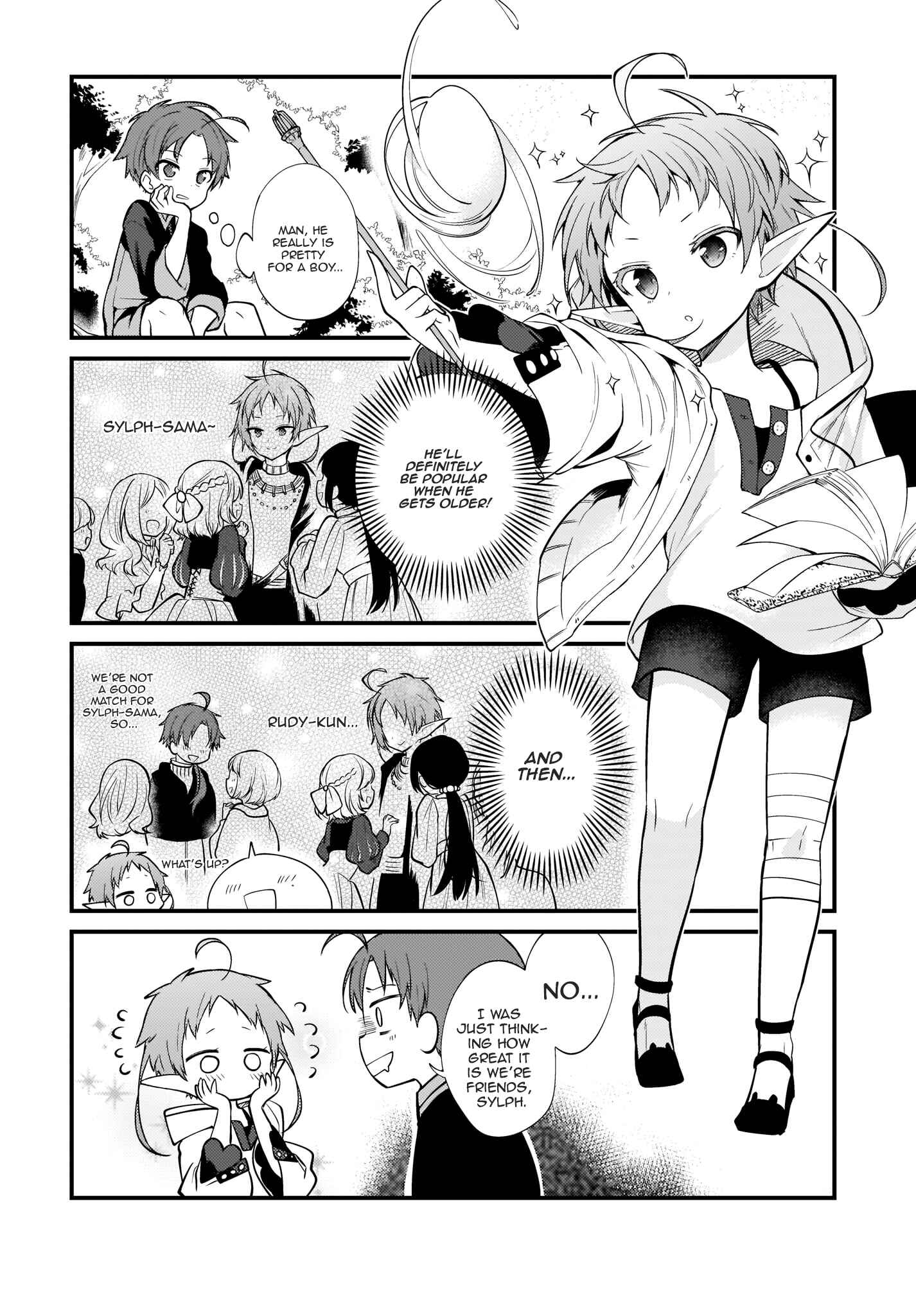 Page 12 Chapter 3 Mushoku Tensei ~4-koma ni Natte mo Honki Dasu~