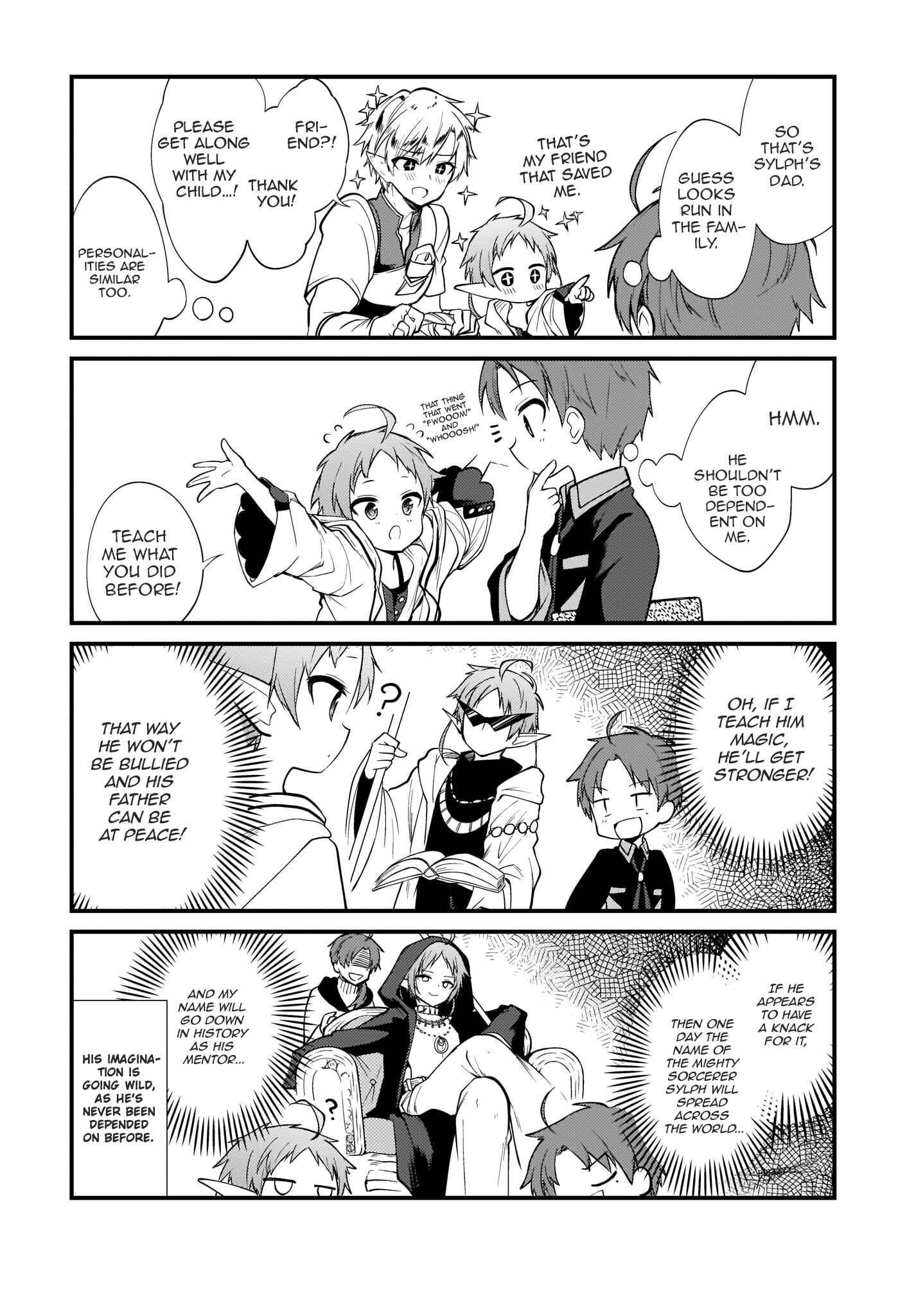 Page 8 Chapter 3 Mushoku Tensei ~4-koma ni Natte mo Honki Dasu~
