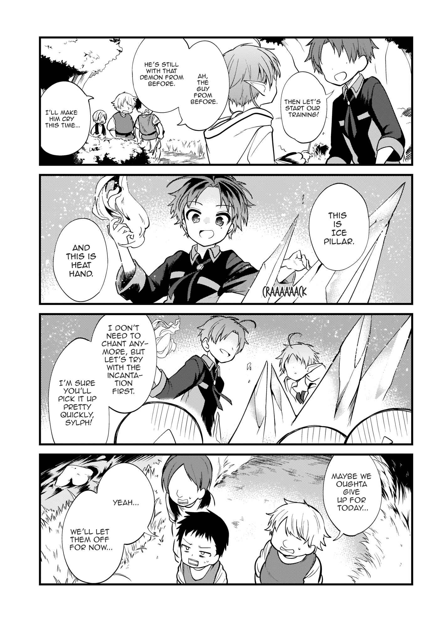 Page 9 Chapter 3 Mushoku Tensei ~4-koma ni Natte mo Honki Dasu~