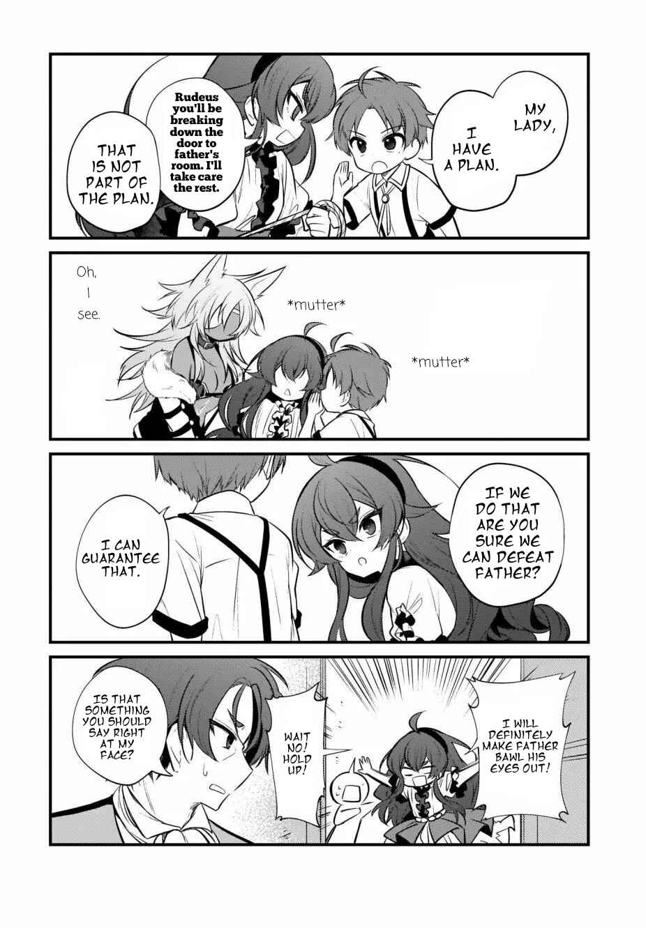 Page 9 Chapter 10 Mushoku Tensei ~4-koma ni Natte mo Honki Dasu~