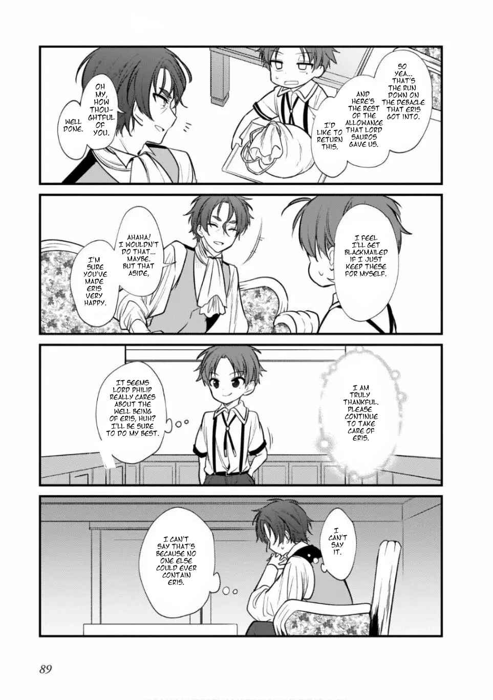Page 15 Chapter 12 Mushoku Tensei ~4-koma ni Natte mo Honki Dasu~