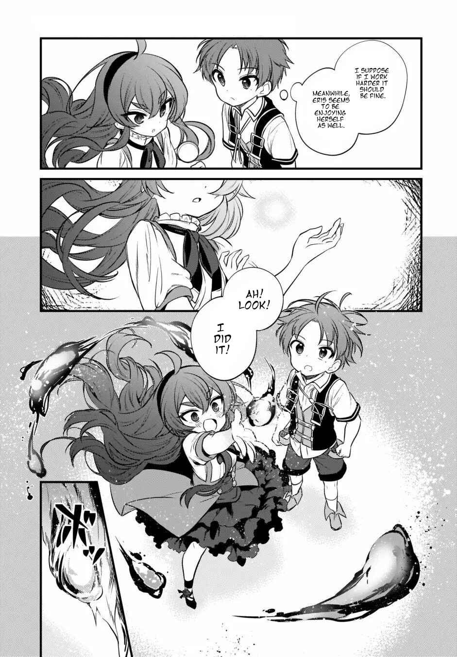 Page 14 Chapter 9 Mushoku Tensei ~4-koma ni Natte mo Honki Dasu~