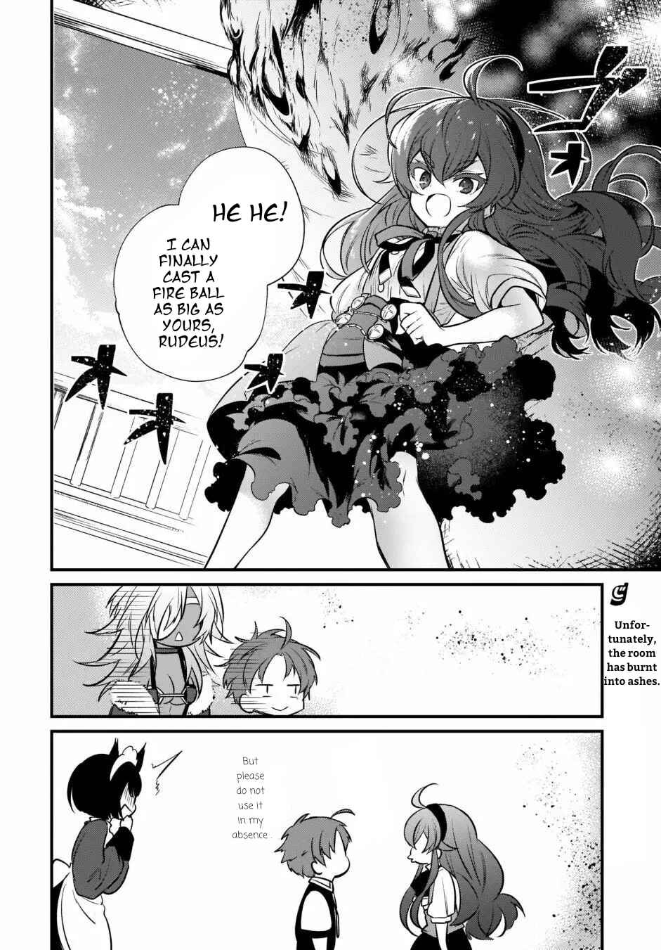 Page 15 Chapter 9 Mushoku Tensei ~4-koma ni Natte mo Honki Dasu~