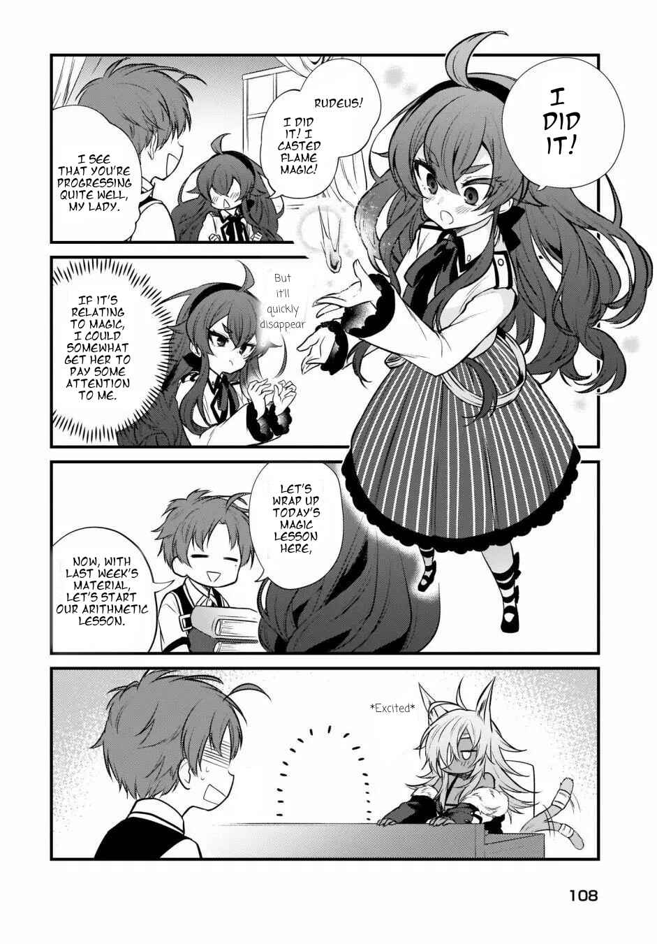 Page 3 Chapter 9 Mushoku Tensei ~4-koma ni Natte mo Honki Dasu~