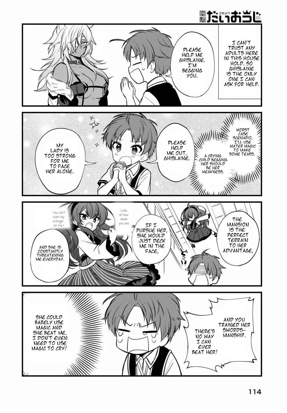 Page 9 Chapter 9 Mushoku Tensei ~4-koma ni Natte mo Honki Dasu~
