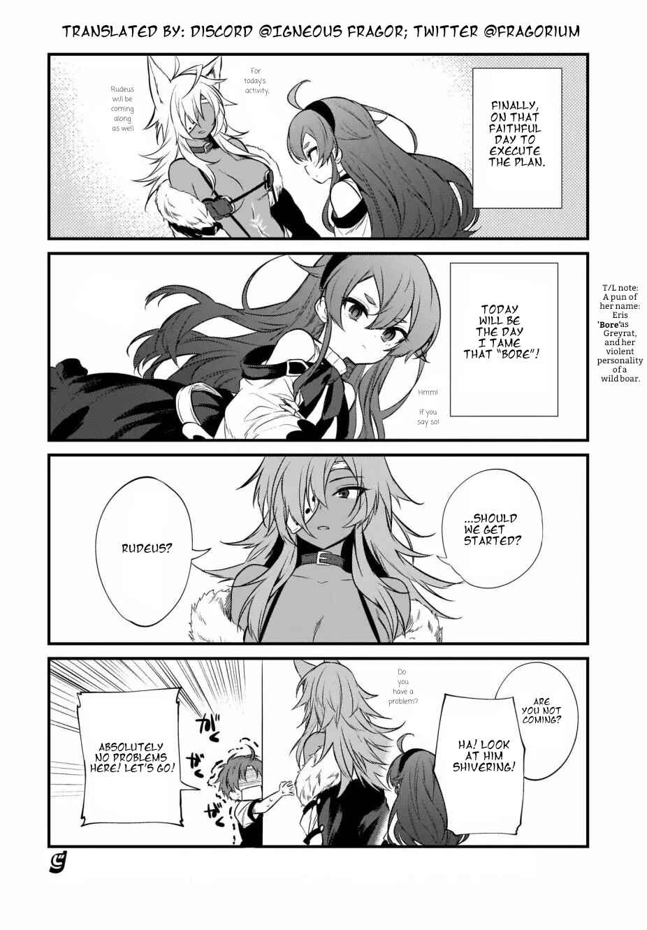 Page 14 Chapter 7 Mushoku Tensei ~4-koma ni Natte mo Honki Dasu~