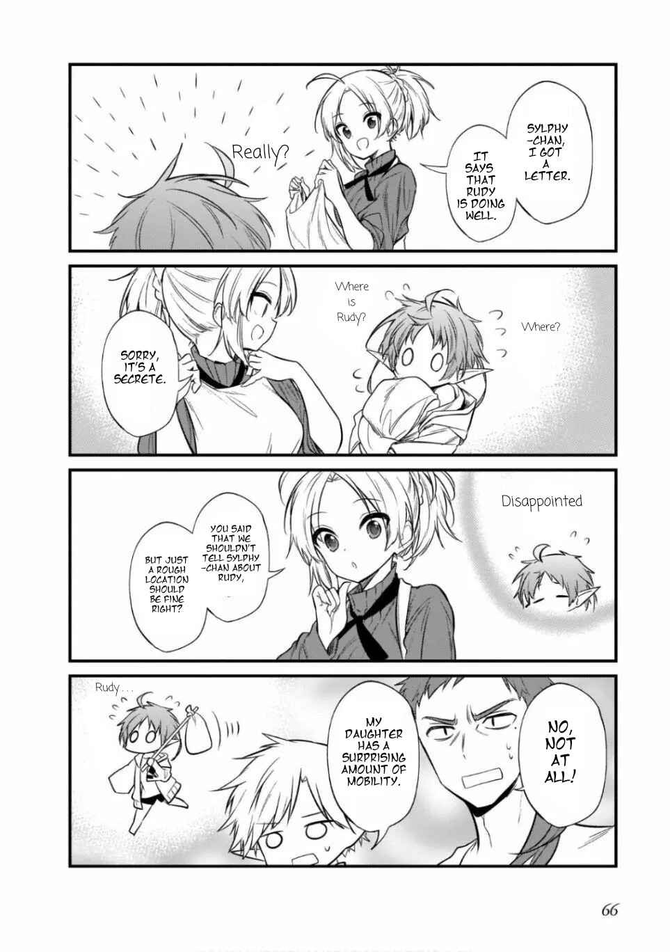 Page 10 Chapter 11 Mushoku Tensei ~4-koma ni Natte mo Honki Dasu~