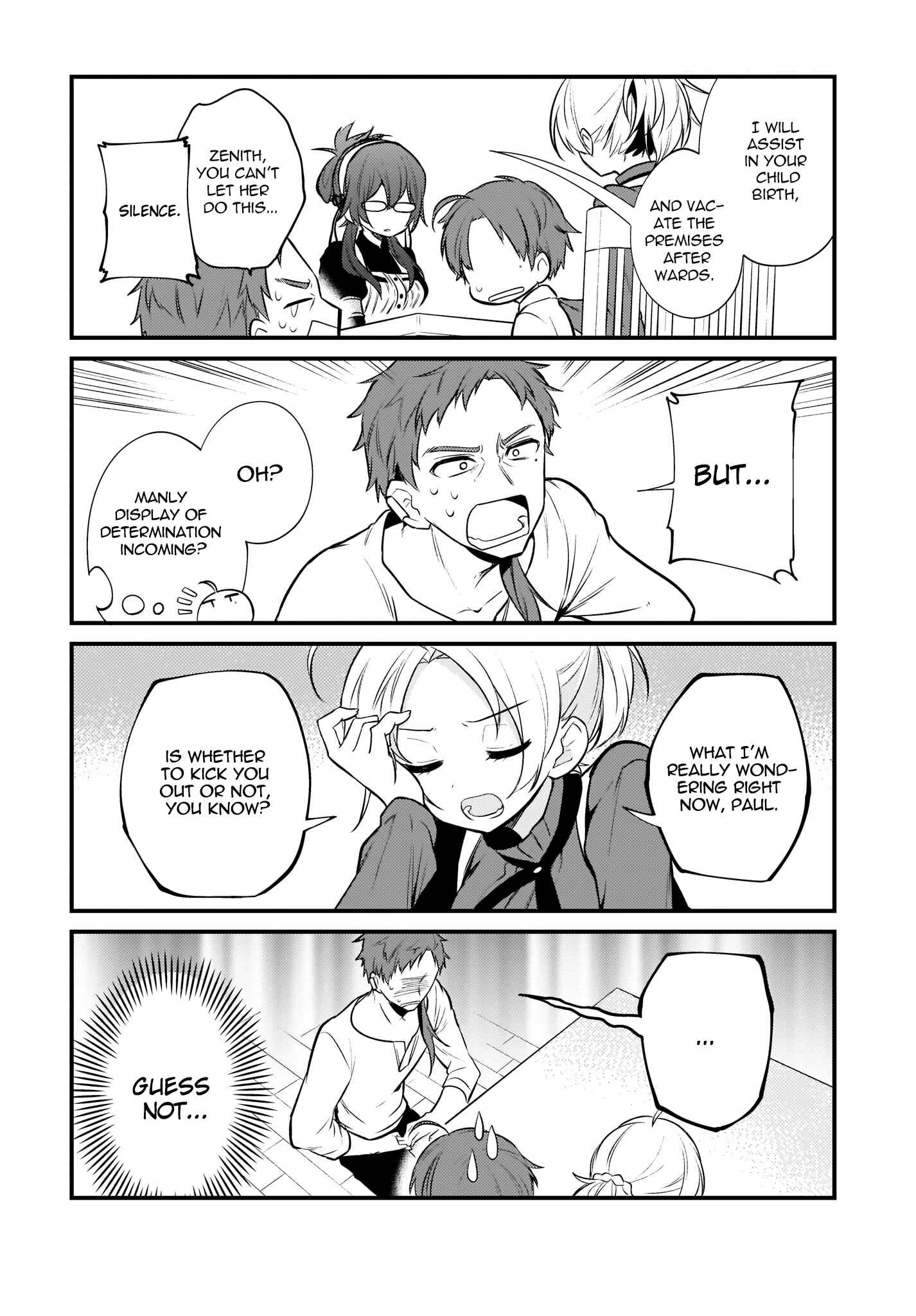 Page 4 Chapter 5 Mushoku Tensei ~4-koma ni Natte mo Honki Dasu~
