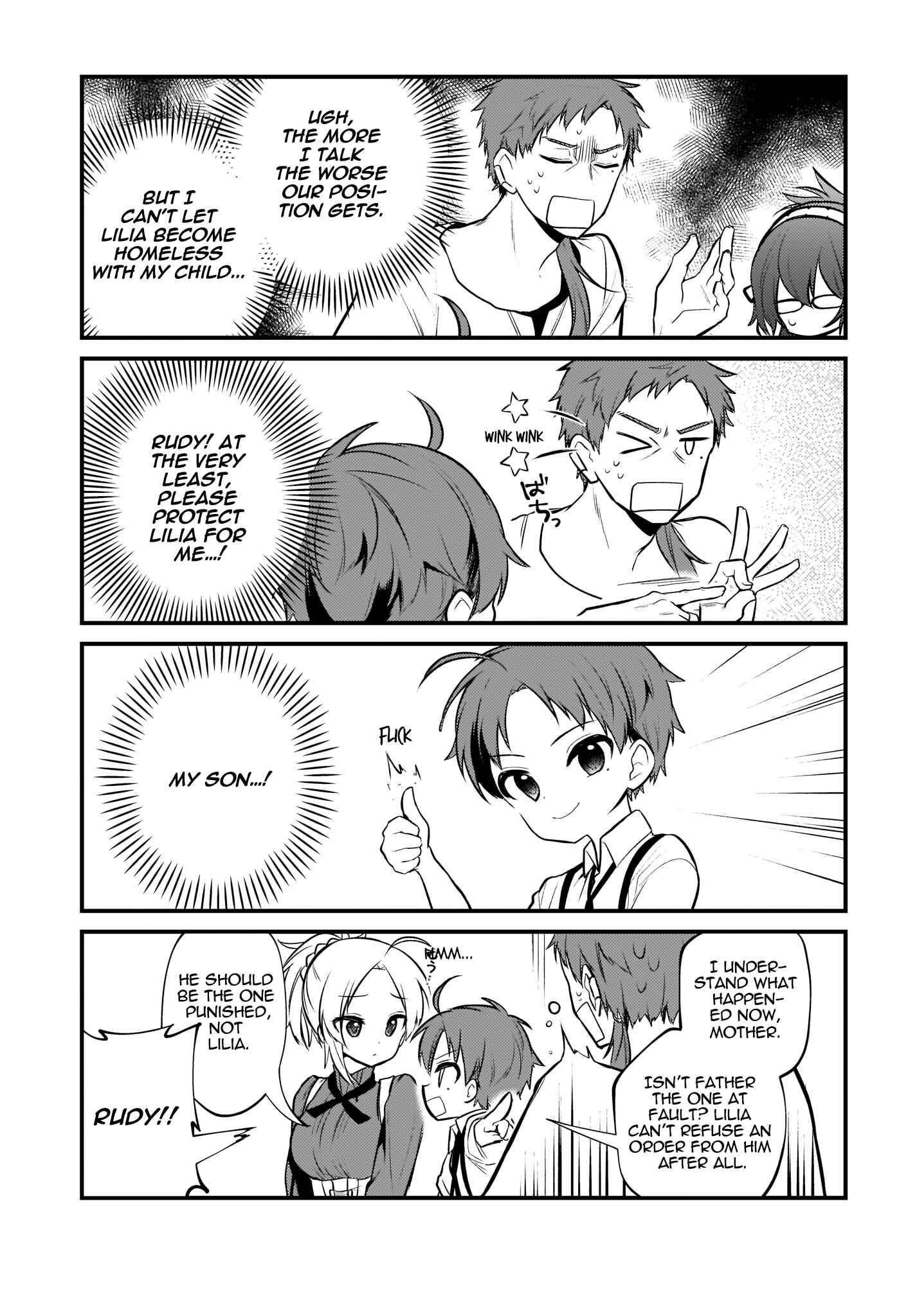 Page 6 Chapter 5 Mushoku Tensei ~4-koma ni Natte mo Honki Dasu~