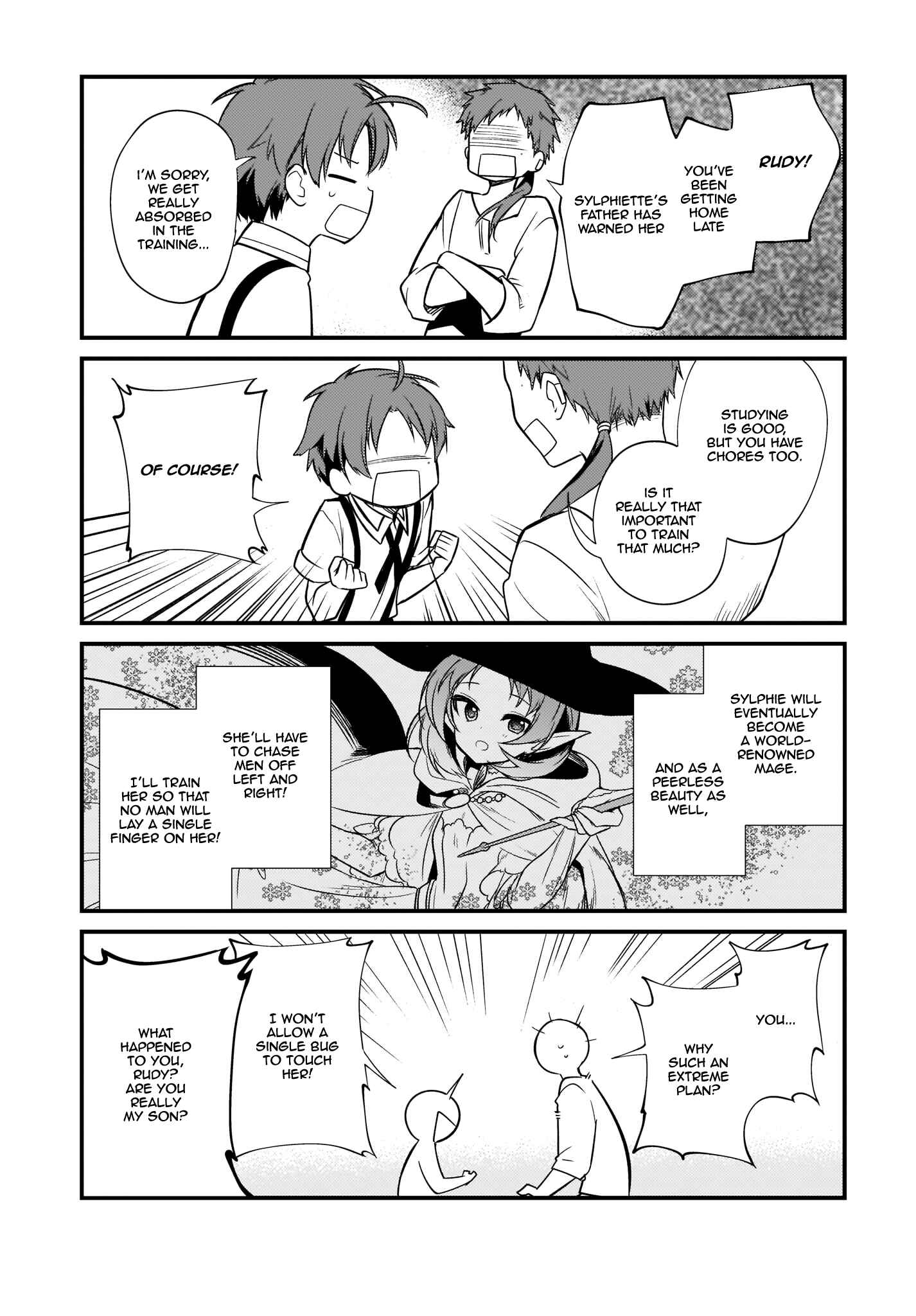 Page 11 Chapter 4 Mushoku Tensei ~4-koma ni Natte mo Honki Dasu~