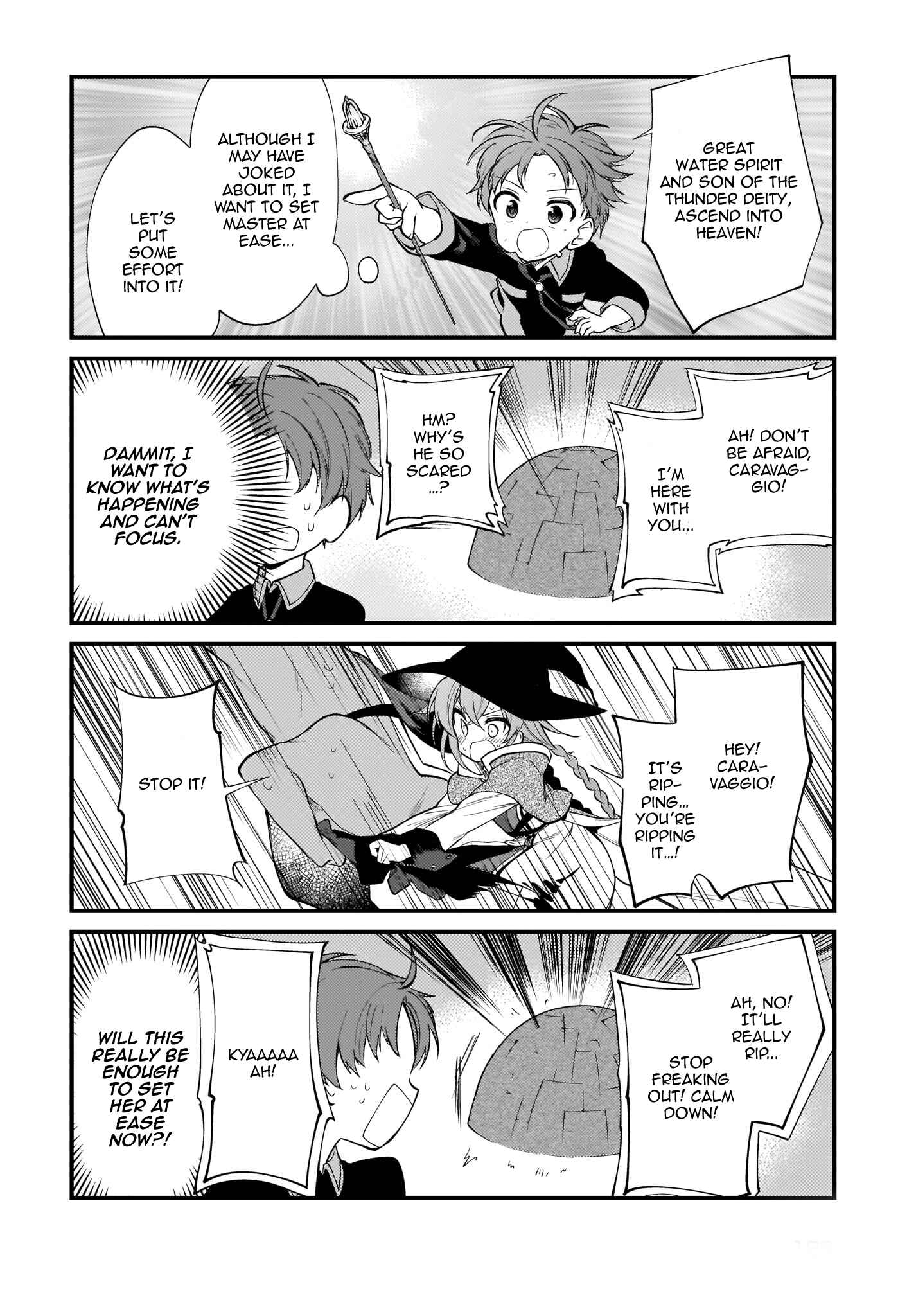 Page 14 Chapter 2 Mushoku Tensei ~4-koma ni Natte mo Honki Dasu~
