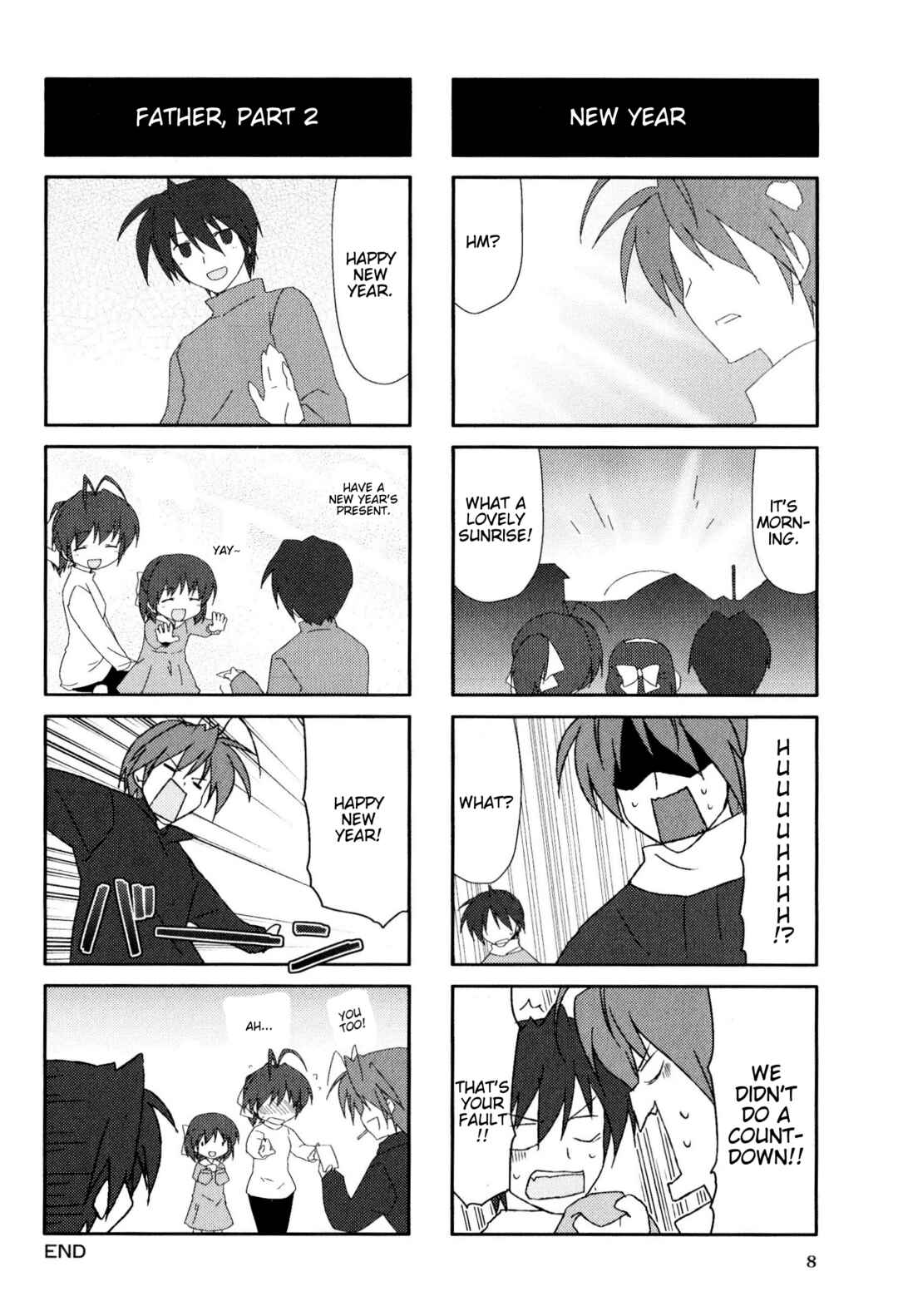 Page 8 Chapter 92 Magi-Cu 4-koma: CLANNAD