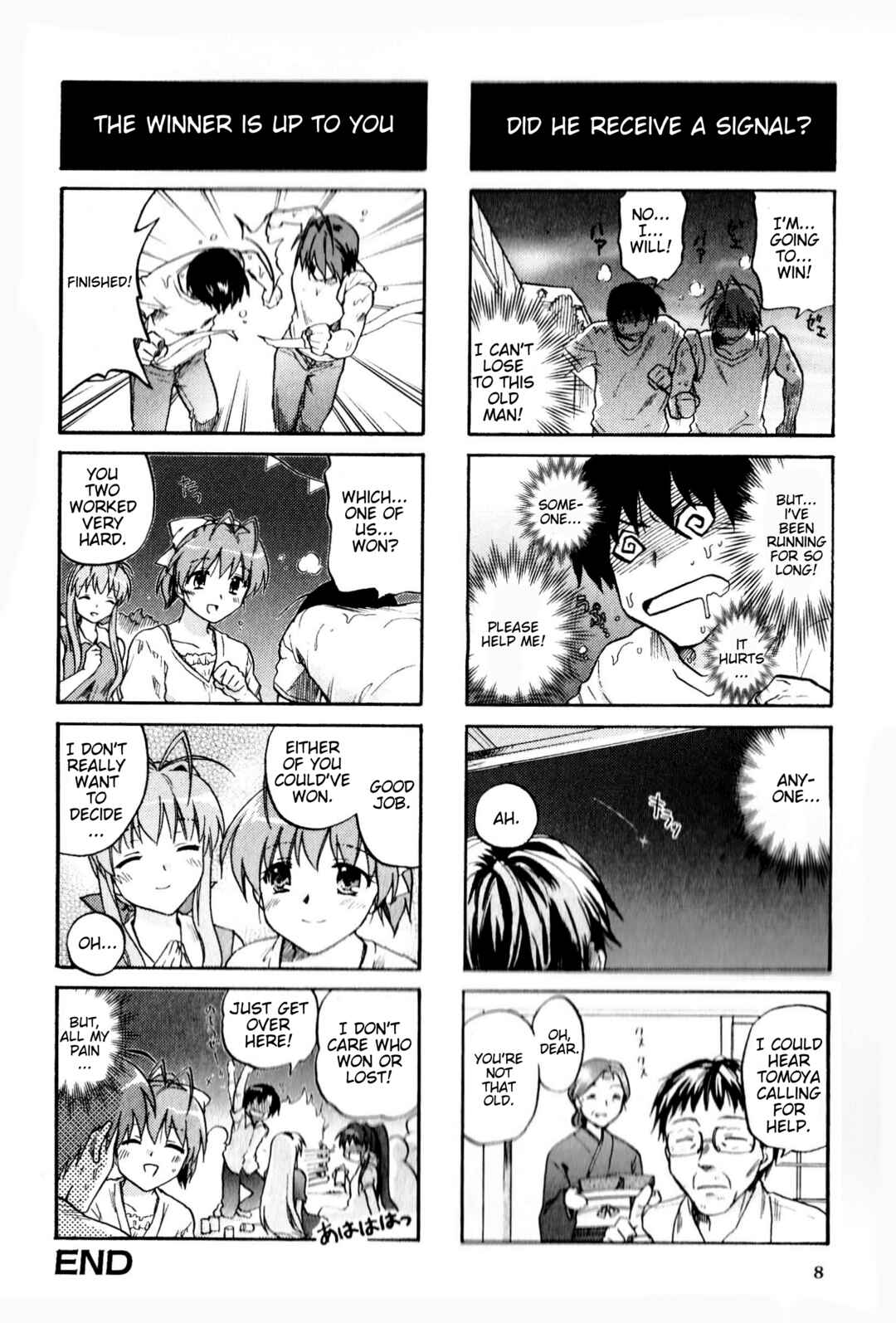 Page 8 Chapter 145 Magi-Cu 4-koma: CLANNAD