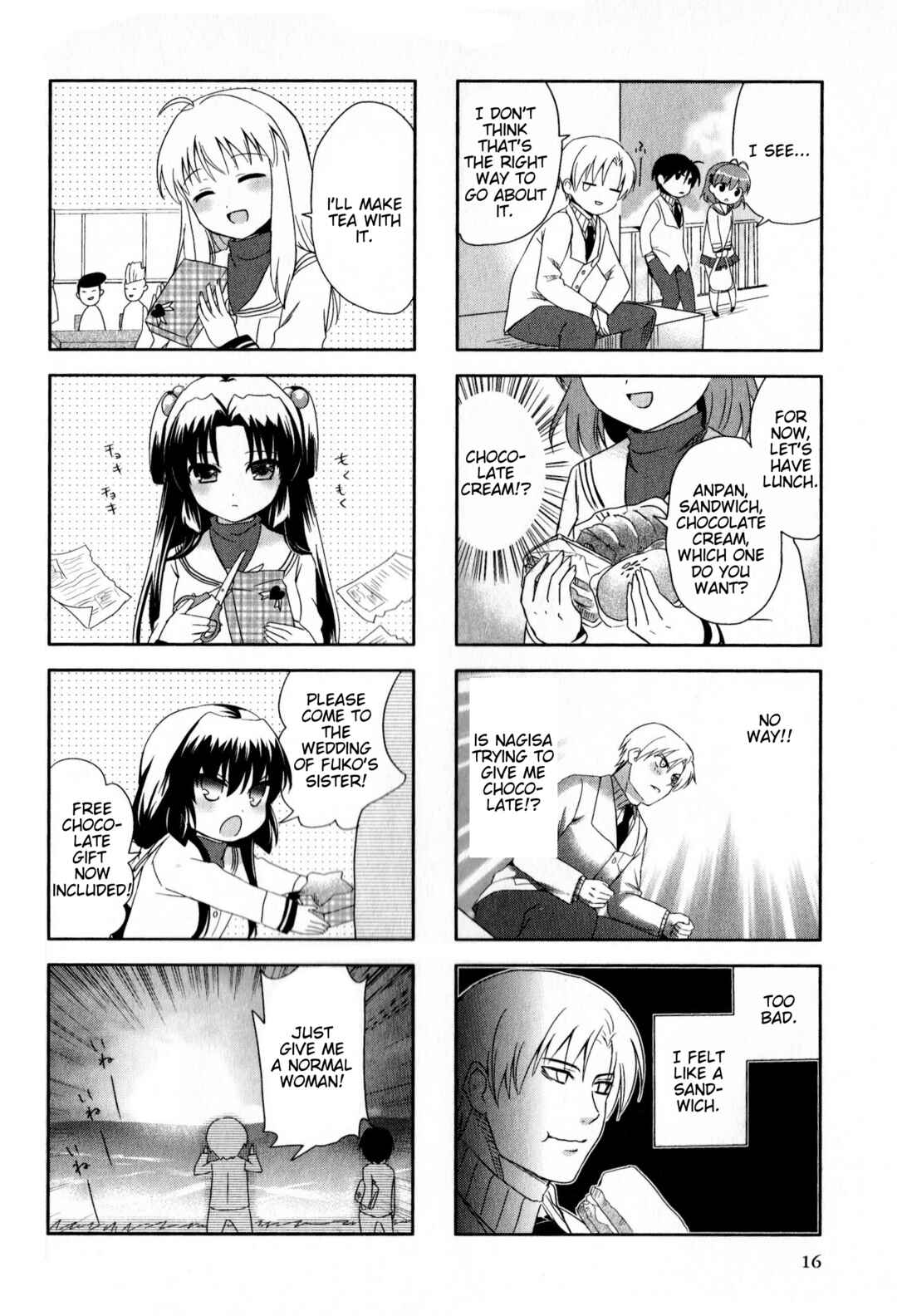 Page 4 Chapter 129 Magi-Cu 4-koma: CLANNAD
