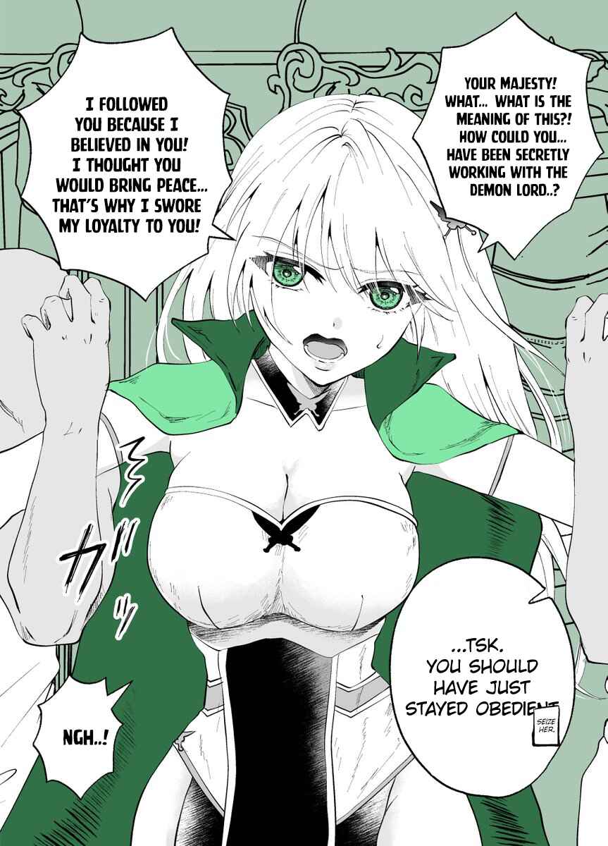 Page 1 Chapter 2 Teki no Kedakai Onna Kishi ga Nakama ni Naru Made